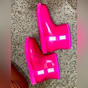 Ugg Mini Boot Clear Pink size 6.5